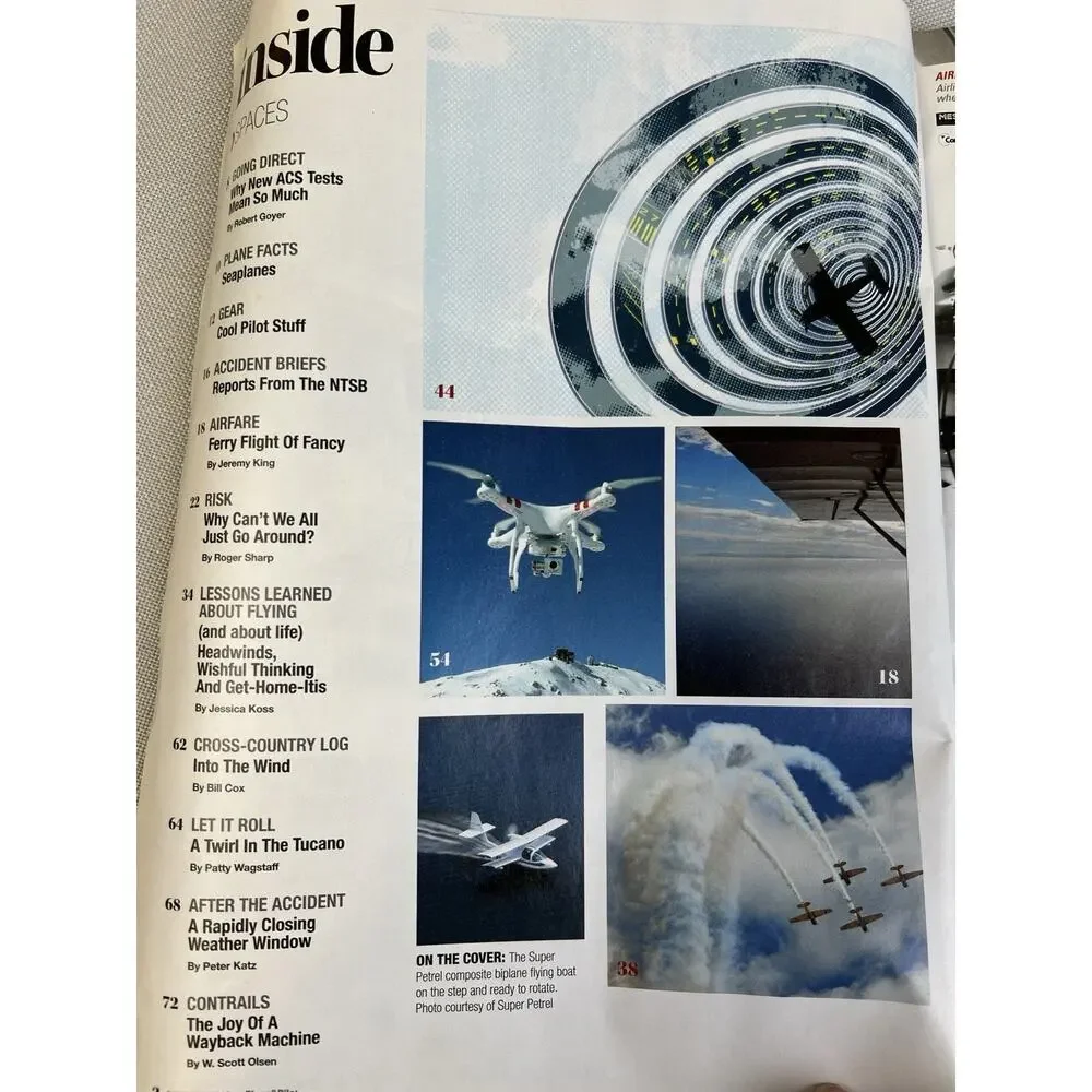 Plane & Pilot Magazine Avaition Flight 4 Issues 8/16, ,10 / 16, 11/16, 2/17,